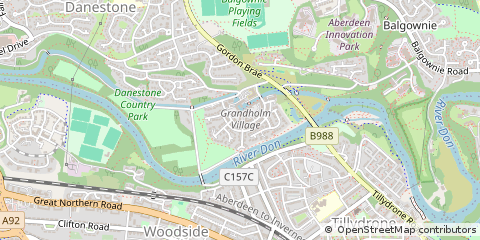 Map of Aberdeen
