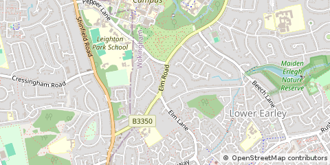 Map of Reading
