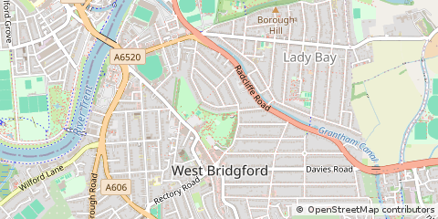 Map of Nottingham