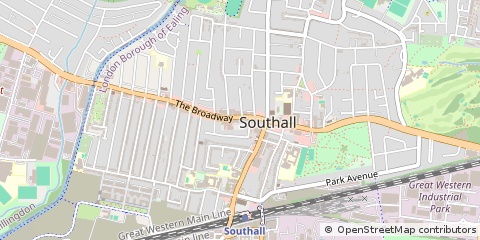 Map of Southall