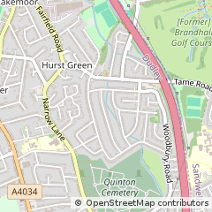 Map of Halesowen, West Midlands