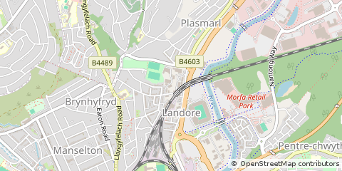 Map of Swansea