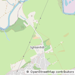 Map of Burnley, Lancashire
