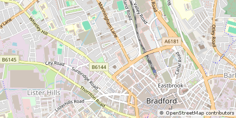 Map of Bradford