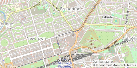 Map of Edinburgh, Midlothian