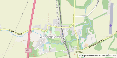 Map of Wendens Ambo, Essex