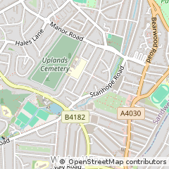 Map of Birmingham, W Midlands