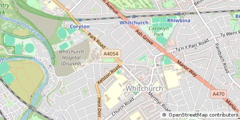 Map of Cardiff