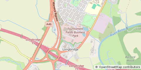 Map of Warwick