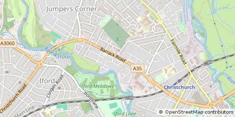 Map of Christchurch