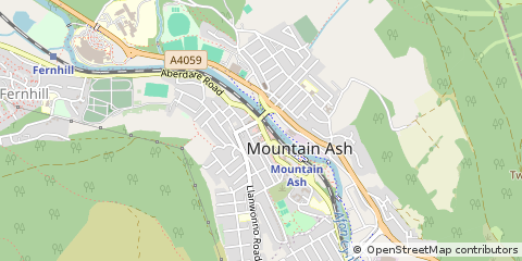 Map of Mountain ASH