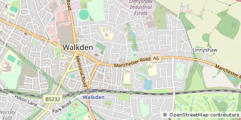 Map of Manchester