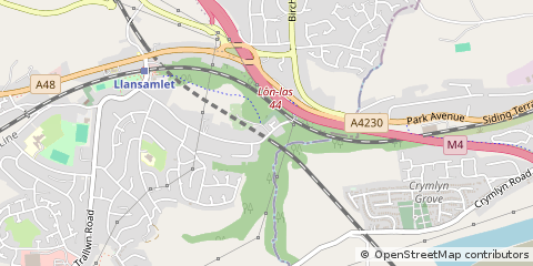 Map of Swansea