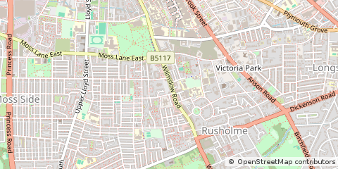 Map of Manchester