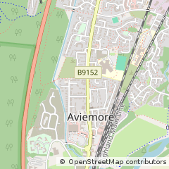 Map of Aviemore, Inverness-Shire