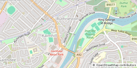 Map of Aberdeen