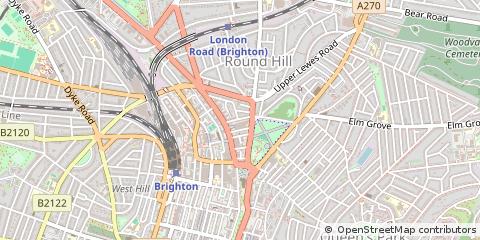 Map of Brighton