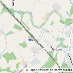 Map of Edenbridge, Kent