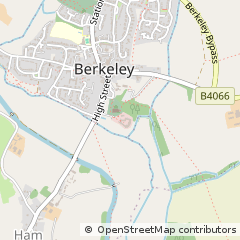 Map of Berkeley, Gloucestershire
