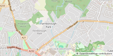 Map of Orpington