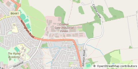 Map of Ripley, Derbyshire