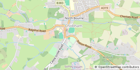 Map of Woking