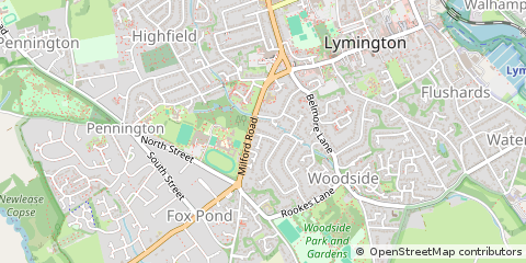 Map of Lymington