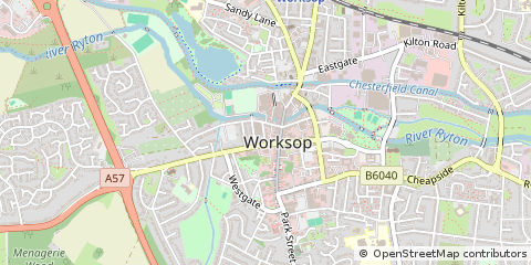 Map of Worksop