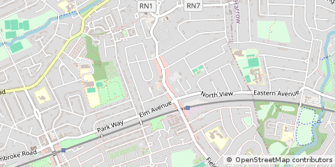 Map of Eastcote, Middlesex