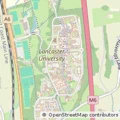 Map of Lancaster, Lancashire
