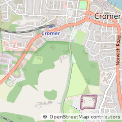 Map of Cromer, Norfolk