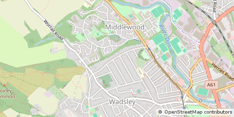 Map of Sheffield
