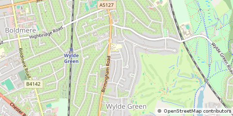 Map of Sutton Coldfield