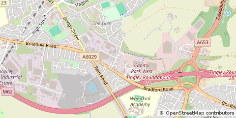 Map of Leeds