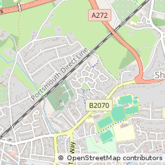 Map of Petersfield, Hampshire