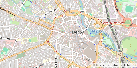 Map of Derby