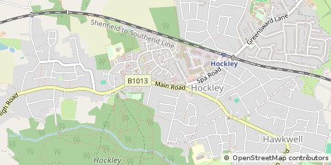 Map of Hockley