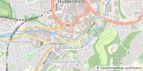 Map of Huddersfield