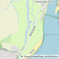 Map of Felixstowe, Suffolk