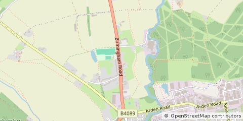 Map of Alcester, Warwickshire