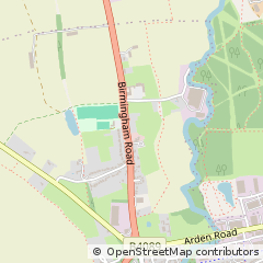 Map of Alcester, Warwickshire