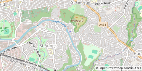 Map of Bristol