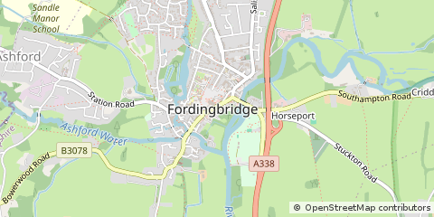 Map of Fordingbridge, Hampshire