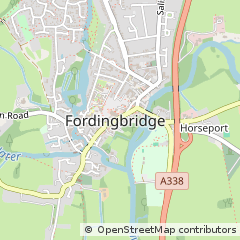 Map of Fordingbridge, Hampshire