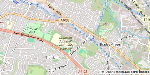 Map of Warley, West Midlands