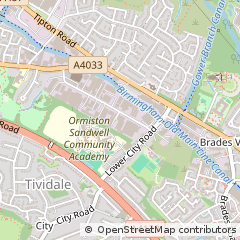 Map of Warley, West Midlands