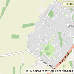 Map of Bury ST Edmunds, Suffolk