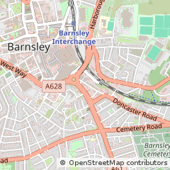 Map of Barnsley