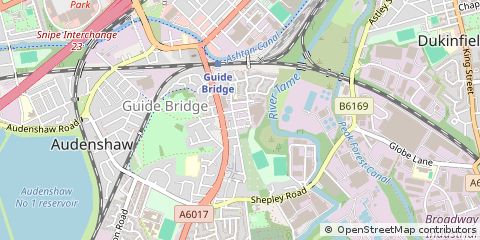 Map of Manchester