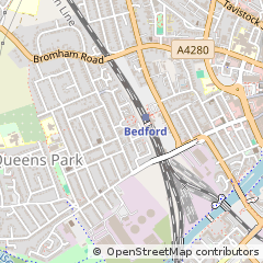Map of Bedford